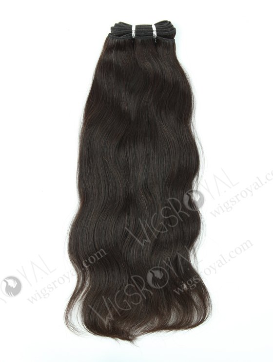In Stock Indian Remy Hair 16" Natural Straight Natural Color Machine Weft SM-178-10452