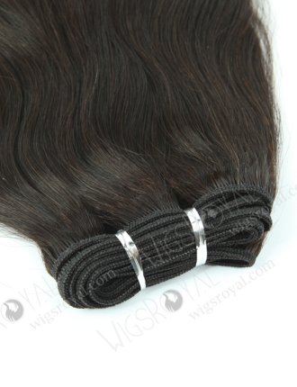 In Stock Indian Remy Hair 16" Natural Straight Natural Color Machine Weft SM-178
