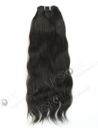 In Stock Indian Remy Hair 18" Natural Straight 1B# Color Machine Weft SM-199