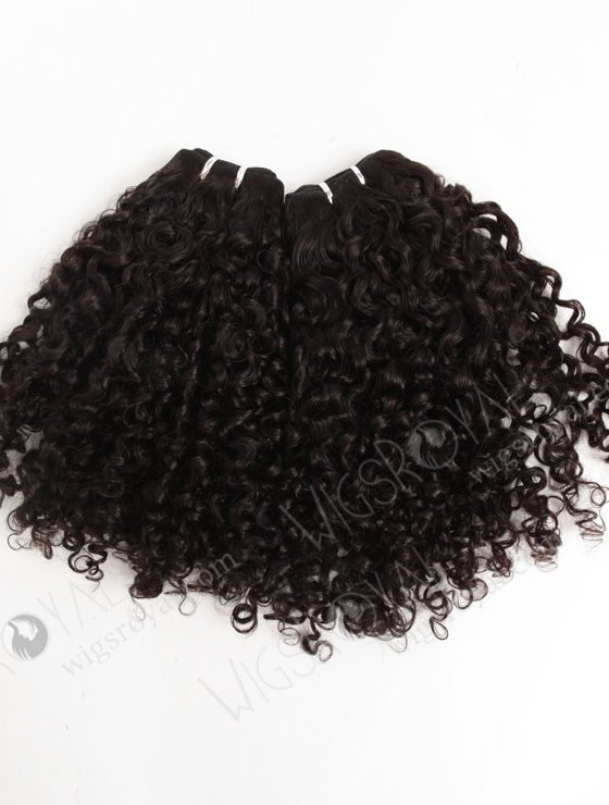 In Stock Brazilian Virgin Hair 18" Coarse Curly Natural Color Machine Weft SM-4136-10687