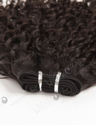 In Stock Brazilian Virgin Hair 16" Coarse Curly Natural Color Machine Weft SM-4135