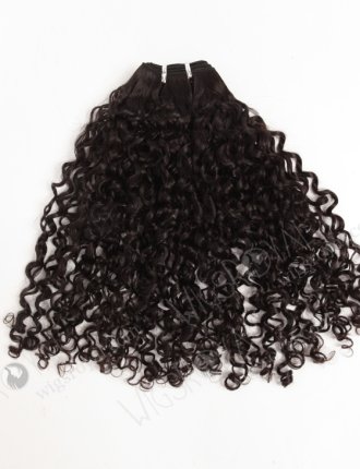 In Stock Brazilian Virgin Hair 20" Coarse Curly Natural Color Machine Weft SM-4137