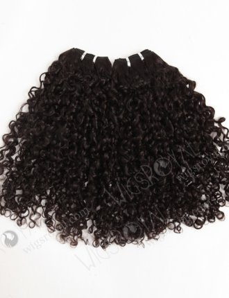 In Stock Brazilian Virgin Hair 20" Coarse Curly Natural Color Machine Weft SM-4137