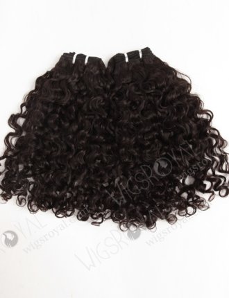 In Stock Brazilian Virgin Hair 18" Coarse Loose Curl Natural Color Machine Weft SM-4139