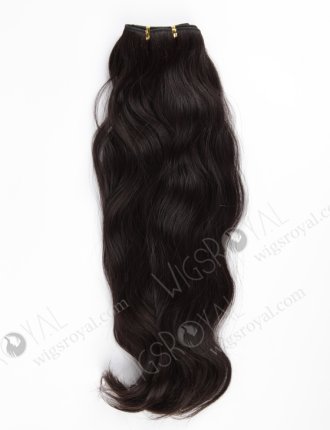 In Stock Indian Remy Hair 18" Natural Straight Natural Color Machine Weft SM-177