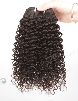 In Stock Brazilian Virgin Hair 14" Jeri Curl Natural Color Machine Weft SM-494