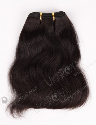 In Stock Indian Remy Hair 10" Natural Straight Natural Color Machine Weft SM-180