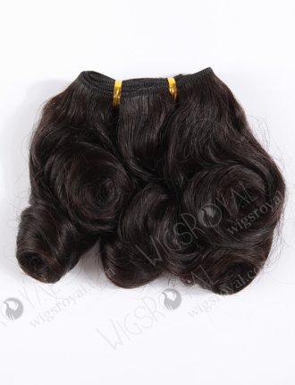 In Stock Indian Virgin Hair 10" Big Loose Curl Natural Color Machine Weft SM-086