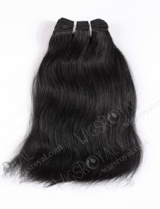 In Stock Indian Remy Hair 10" Natural Straight 1# Color Machine Weft SM-190