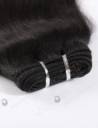 In Stock Indian Remy Hair 10" Natural Straight 1# Color Machine Weft SM-190