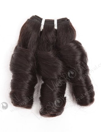In Stock Indian Virgin Hair 16" Big Loose Curl Natural Color Machine Weft SM-225
