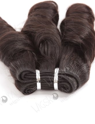 In Stock Indian Virgin Hair 16" Big Loose Curl Natural Color Machine Weft SM-225