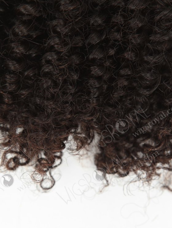 In Stock Brazilian Virgin Hair 12" Afro Curl 4mm Natural Color Machine Weft SM-487-10757