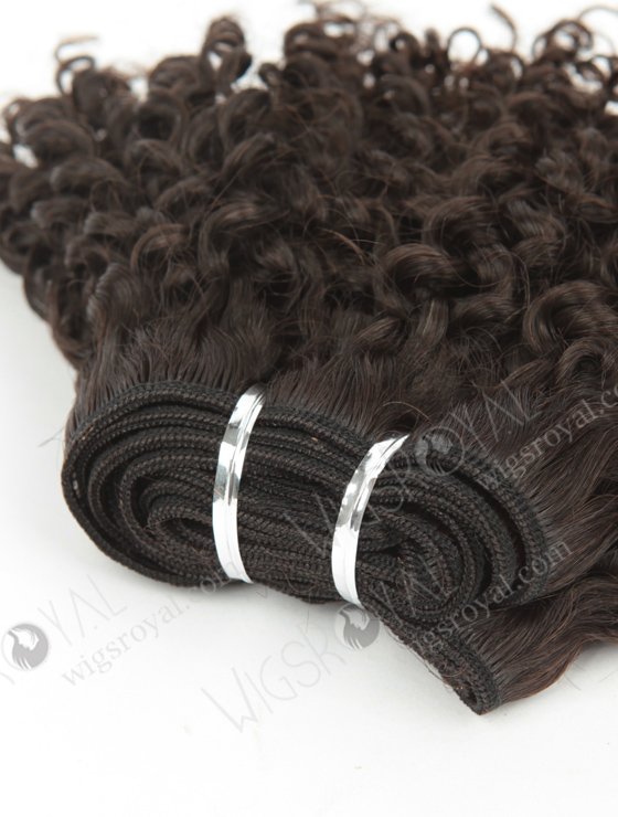 In Stock Brazilian Virgin Hair 10" Jeri Curl Natural Color Machine Weft SM-492-10793
