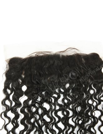 Indian Remy Hair 14" Natural Curly Natural Color Lace Frontal WR-LF-017