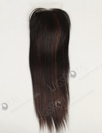 Peruvian Virgin Hair 14" Straight Mix Color Top Closure WR-LC-005
