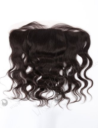 Indian Virgin Hair 14" Natural Wave Natural Color Silk Top Lace Frontal WR-LF-021