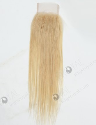 Malaysian Virgin Hair 16" Straight #613 Color Top Closure WR-LC-020