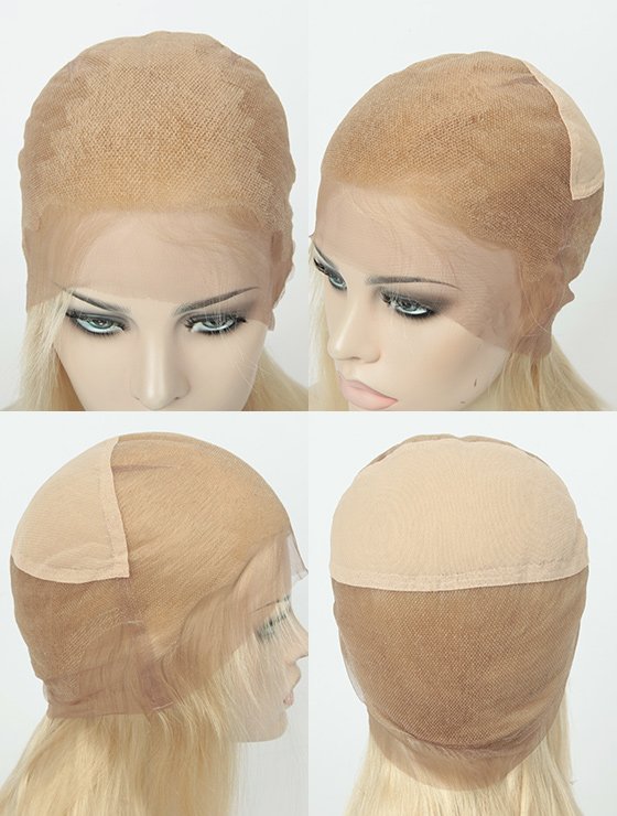 Silky Straight Long Pink Color Peruvian Virgin Hair Wigs WR-LW-100-11623