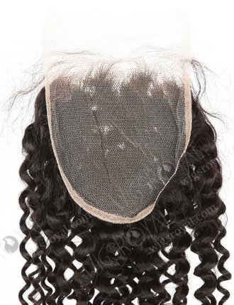Brazilian Virgin Hair 18" Deep Wave Natural Color Top Closure WR-LC-029