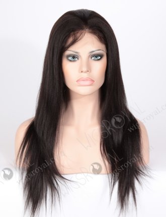 In Stock Indian Remy Hair 22" Yaki 1b# Color Full Lace Wig FLW-01672