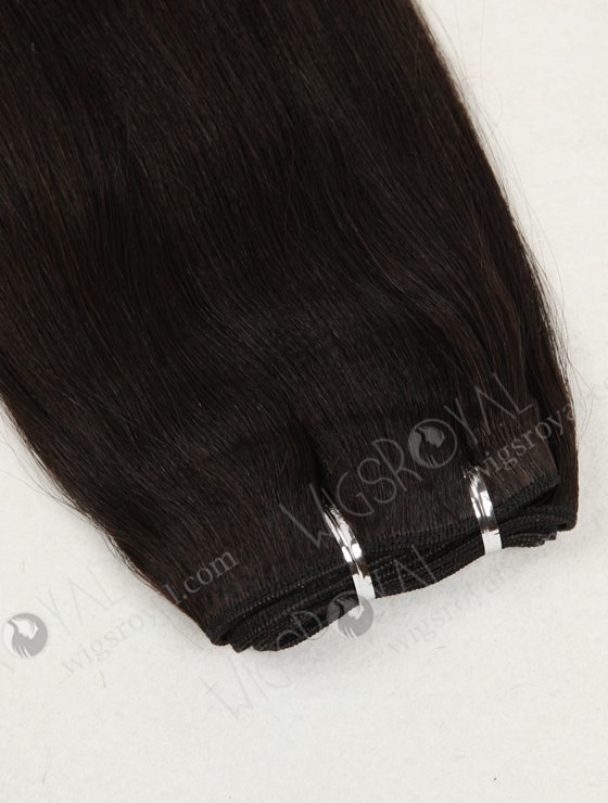 In Stock Chinese Virgin Hair 14" Light Yaki Natural Color Machine Weft SM-735-12243