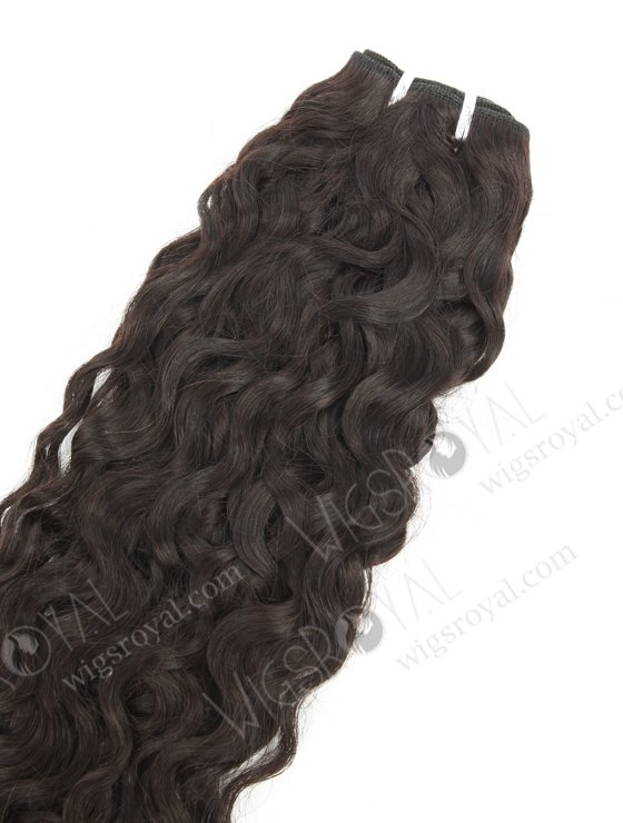 In Stock Brazilian Virgin Hair 24" Natural Curly Natural Color Machine Weft SM-099-11955