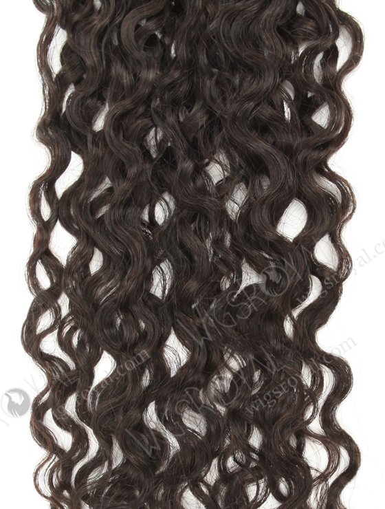In Stock Brazilian Virgin Hair 30" Natural Curly Natural Color Machine Weft SM-4158-11971