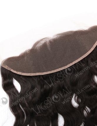 In Stock Indian Remy Hair 18" Natural Wave Natural Color Lace Frontal SKF-070