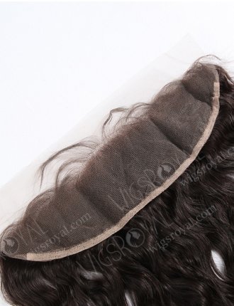 In Stock Indian Remy Hair 14" Natural Wave Natural Color Lace Frontal SKF-040