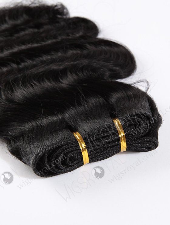 In Stock Chinese Virgin Hair 14" Body Wave 1# Color Machine Weft SM-716-12187