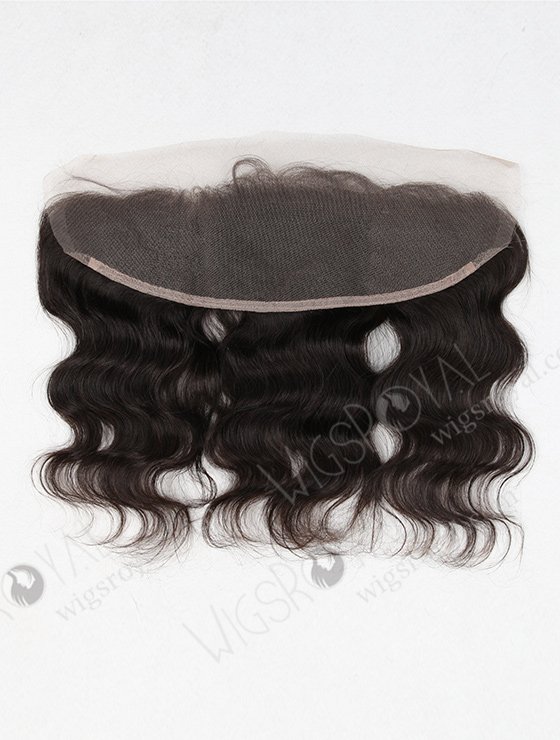 In Stock Brazilian Virgin Hair 12" Natural Wave Natural Color Lace Frontal SKF-060