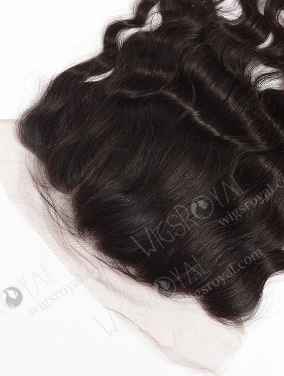 In Stock Brazilian Virgin Hair 16" Natural Wave Natural Color Lace Frontal SKF-017-12584
