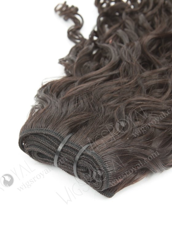 In Stock 7A Peruvian Virgin Hair 12" Double Drawn Sogie Curl Natural Color Machine Weft SM-694-12853