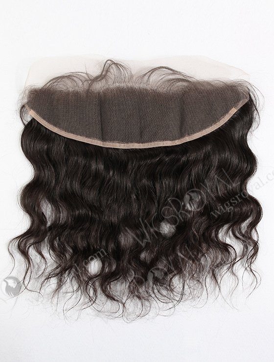In Stock Brazilian Virgin Hair 14" Natural Wave Natural Color Lace Frontal SKF-006
