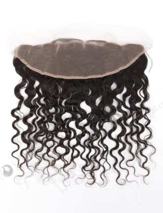 In Stock Brazilian Virgni Hair 14" Natural Curly Natural Color Lace Frontal SKF-074