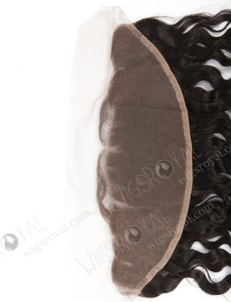 In Stock Brazilian Virgni Hair 14" Natural Curly Natural Color Lace Frontal SKF-074