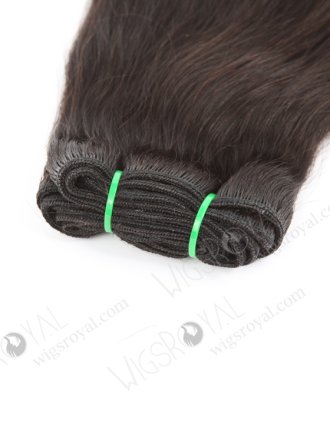 In Stock 5A Peruvian Virgin Hair 10" Double Drawn Straight Natural Color Machine Weft SM-6149