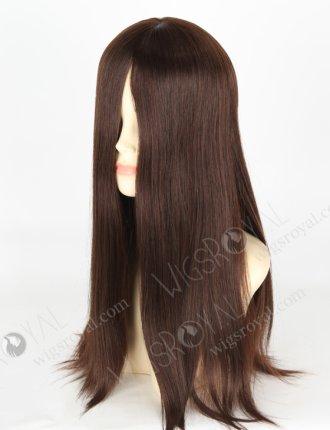 In Stock European Virgin Hair 18" Straight 2a# Color Jewish Wig JWS-01005