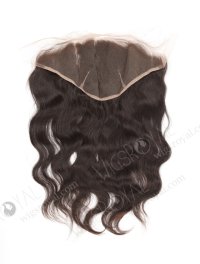 In Stock Brazilian Virgin Hair 14" Natural Wave Natural Color Lace Frontal SKF-016