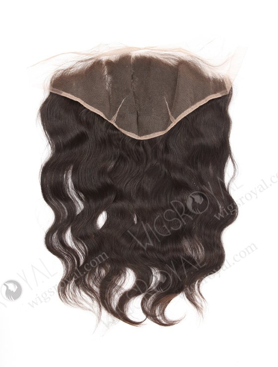 In Stock Brazilian Virgin Hair 14" Natural Wave Natural Color Lace Frontal SKF-016