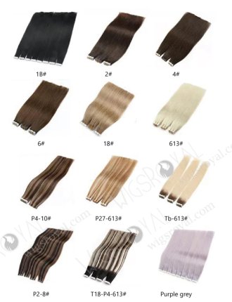 Summary of Various Styles of Virgin Hair Tape Hair Extension WR-TP-001