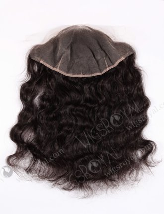 In Stock Indian Remy Hair 18" Natural Wave Natural Color Lace Frontal SKF-015