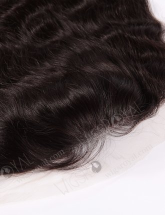 In Stock Indian Remy Hair 18" Natural Wave Natural Color Lace Frontal SKF-015