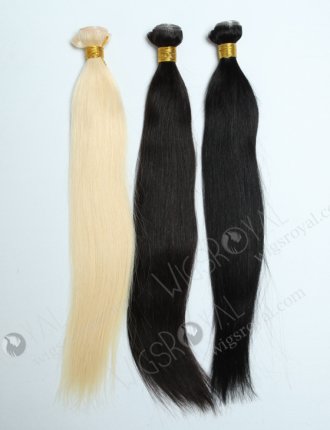 Blonde Virgin Brazilian Hair 18" Straight Skin Weft WR-SW-001