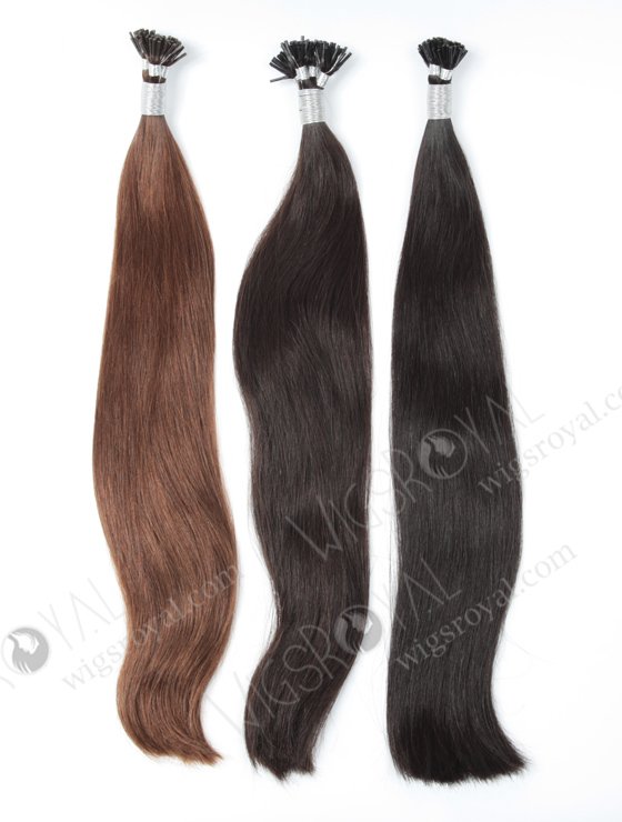 I-tip hair extension European virgin hair 20" straight #2 color WR-PH-001-13297