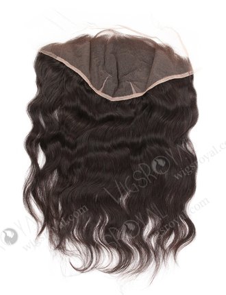 In Stock Indian Remy Hair 16" Natural Wave Natural Color Lace Frontal SKF-014