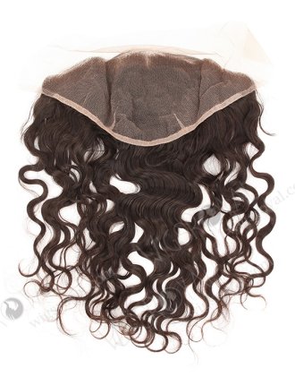 In Stock Indian Virgin Hair 14" Brazilian Curl Natural Color Lace Frontal SKF-095