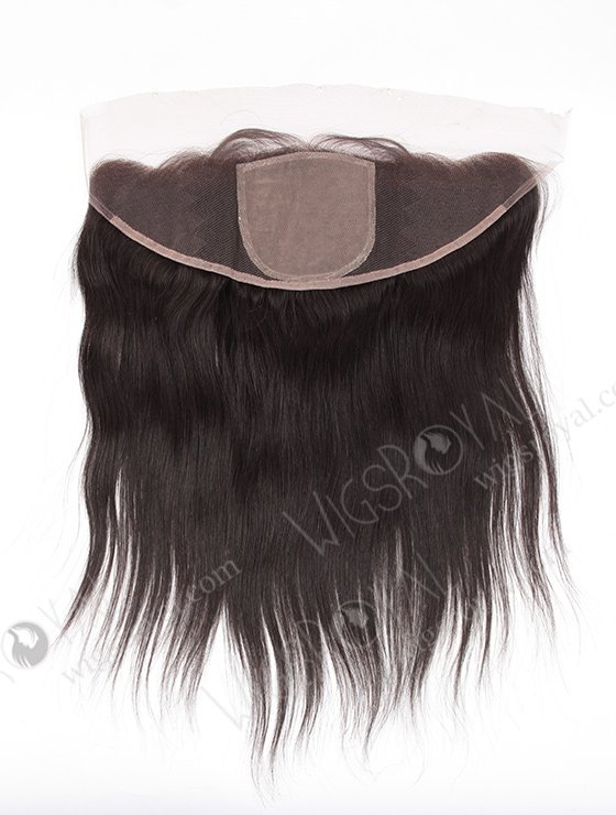 In Stock Indian Remy Hair 14" Straight Natural Color Silk Top Lace Frontal SKF-062-13481