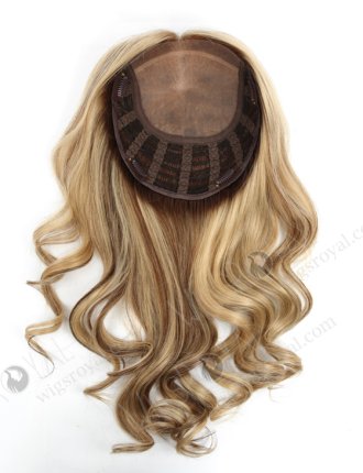 Fascinating Beach Wave Silk Top Human Hair Topper Topper-069